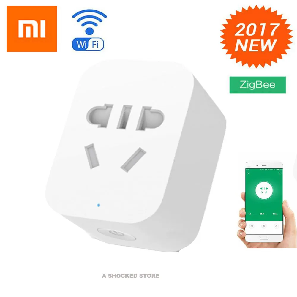 Xiaomi mi Ми Цзя ZigBee умная розетка Wi Fi приложение беспроводной управление Настенные