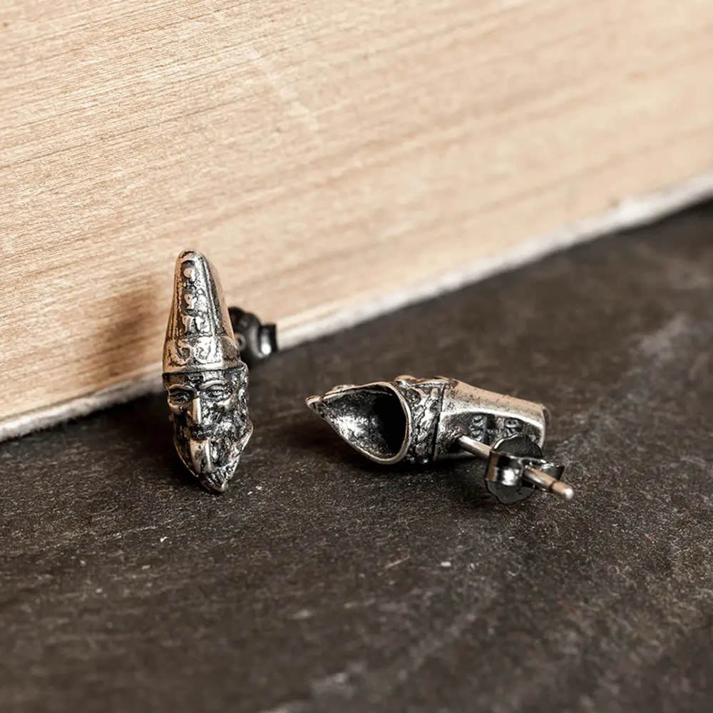 Женские винтажные серьги из серебра 925 пробы с эмалью|Серьги-гвоздики| |