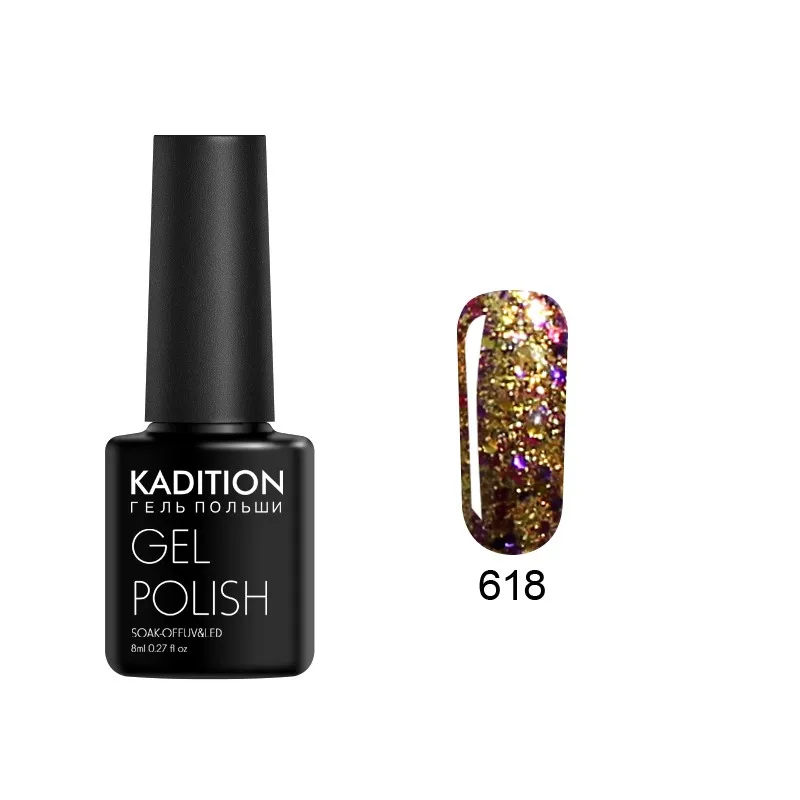 618 KADITION 3D Алмазный гель для ногтей с блестками лак Bling Diamond UV светодиодный Гель-лак для ногтей нужно базовое верхнее покрытие дизайн ногтей - Цвет: 618
