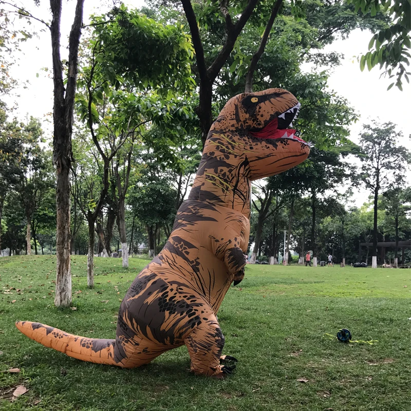 Надувной костюм динозавра T Rex для взрослых и детей|costum|costumes eastercostume couple |