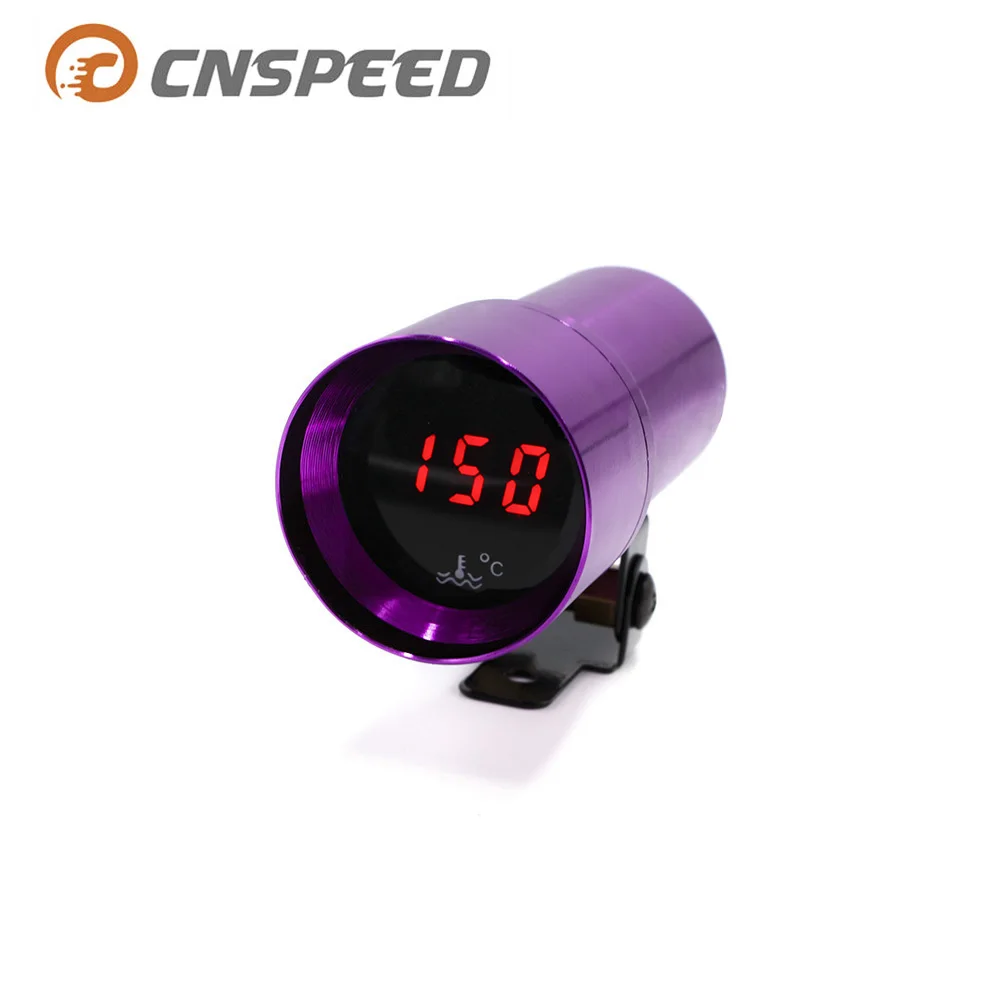Цифровой Автомобильный Тахометр CNSPEED 37MMDGT8102 комплект с датчиком температуры воды