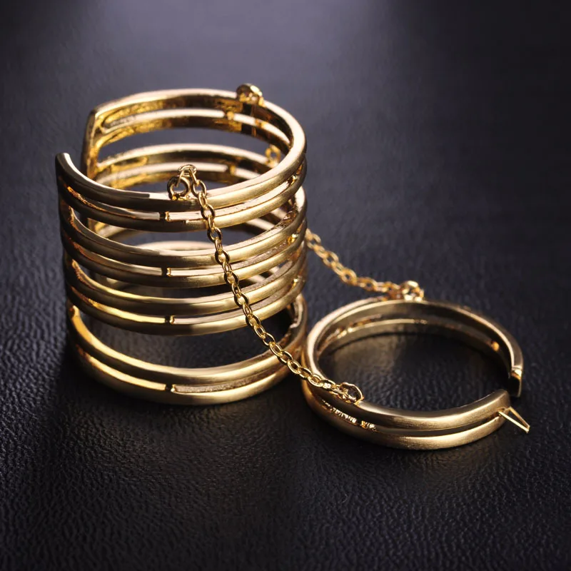 Женское кольцо с кисточками Blucome модное простое полое для фаланги медное