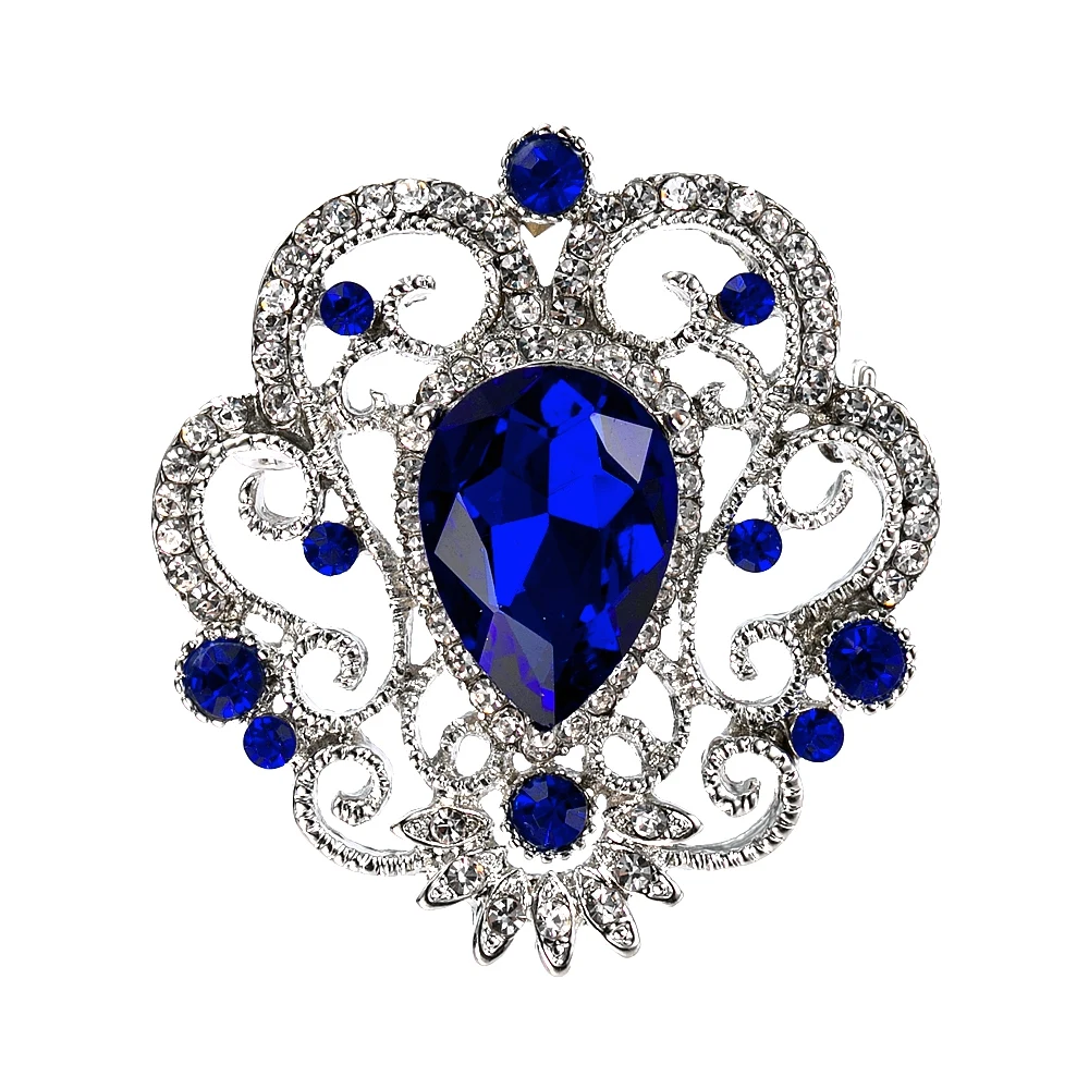 

Wholesale Clear Rhinestone Crystal and Cubic Zirconia Brooches and Prom Party Pins