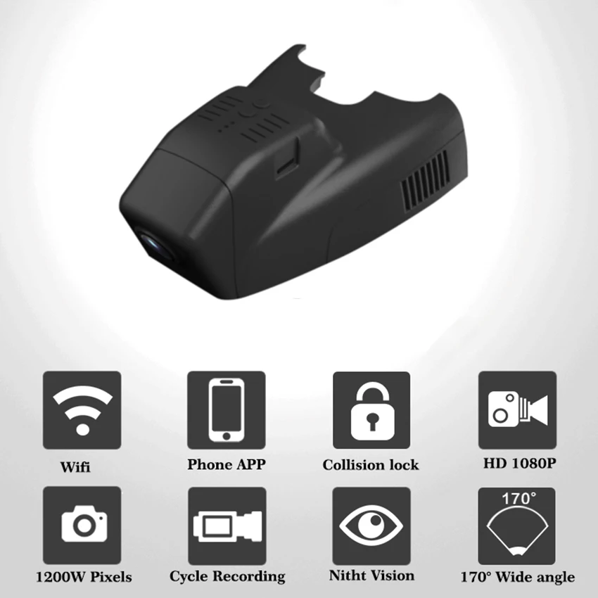 Автомобильный Wifi мини видеорегистратор для вождения Mercedes Benz B200 2015 Novatek 96658