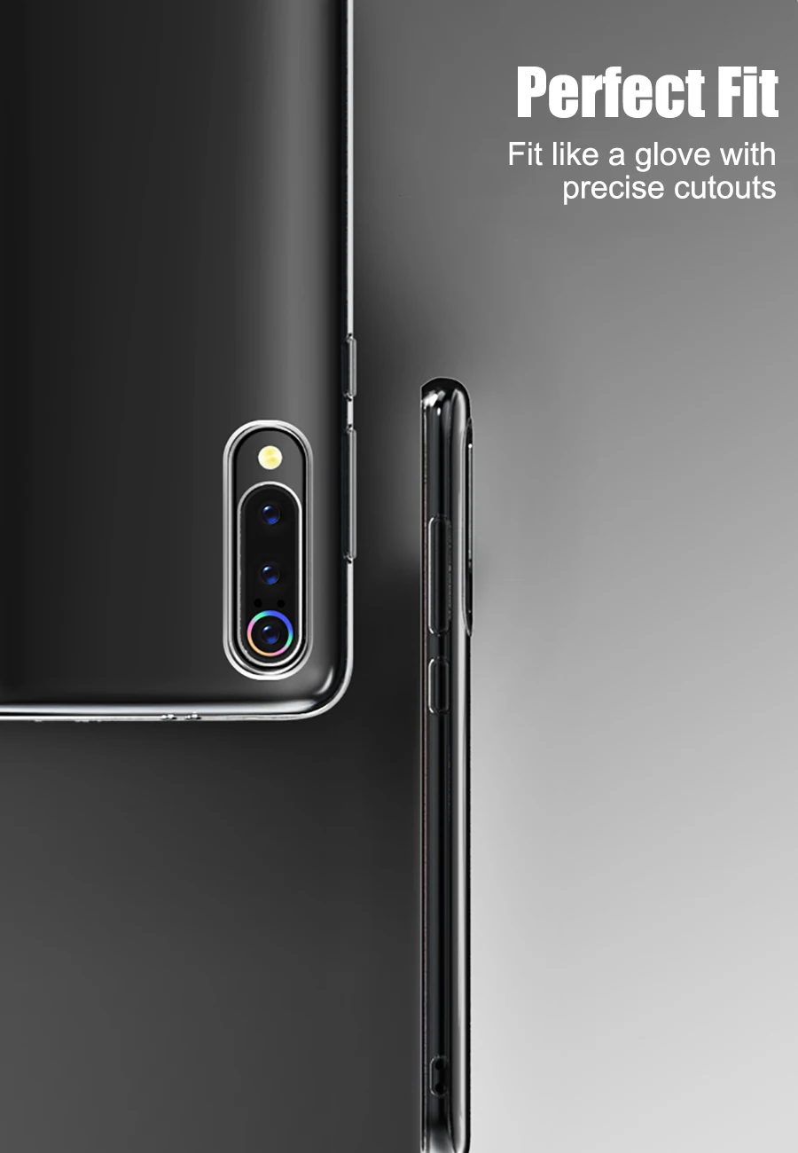 Прозрачный тонкий мягкий чехол из ТПУ для Xiaomi mi Red mi Note 5 6 7 Pro Plus A2 Lite A3 8 9 9T SE Max 3 S2 mi x 2s K20 Pocophone F1