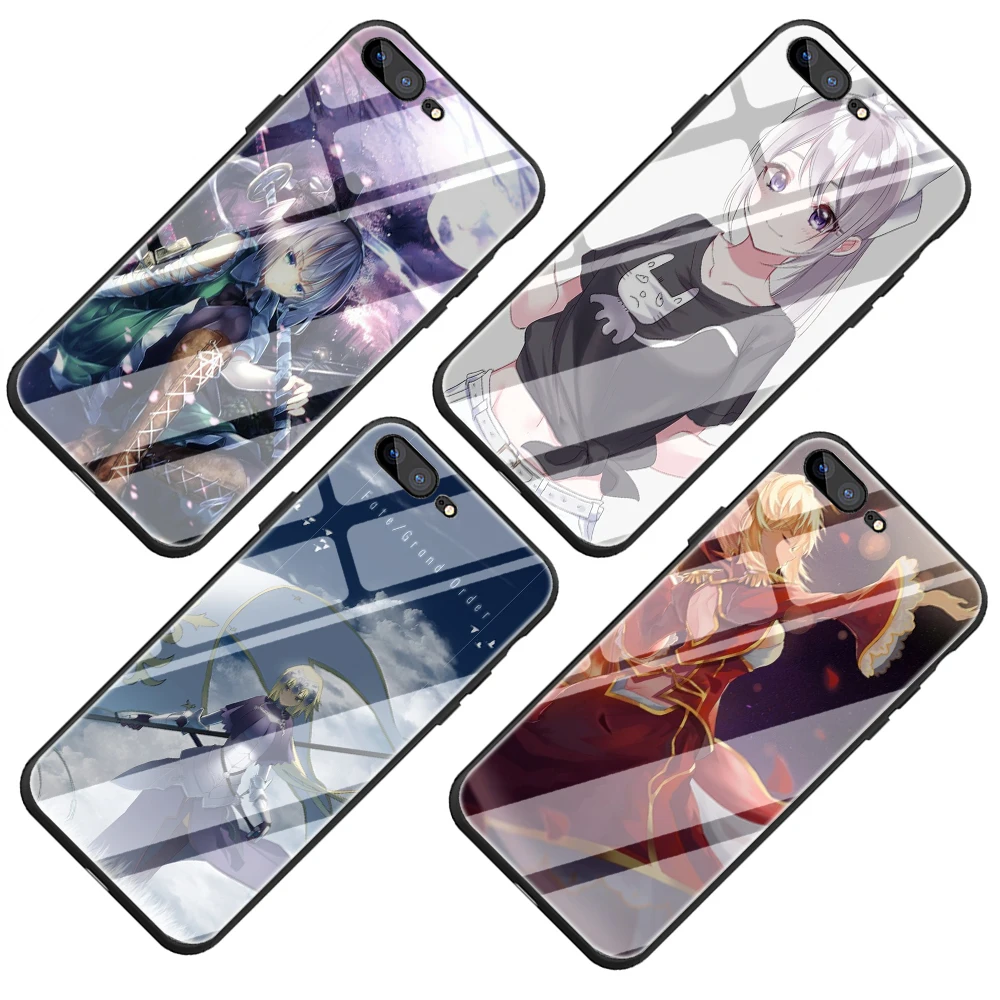 Fate Grand Order аниме закаленное стекло чехол для телефона iphone SE 2020 5 5S 6 6S Plus 7 8 X XS XR 11 Pro