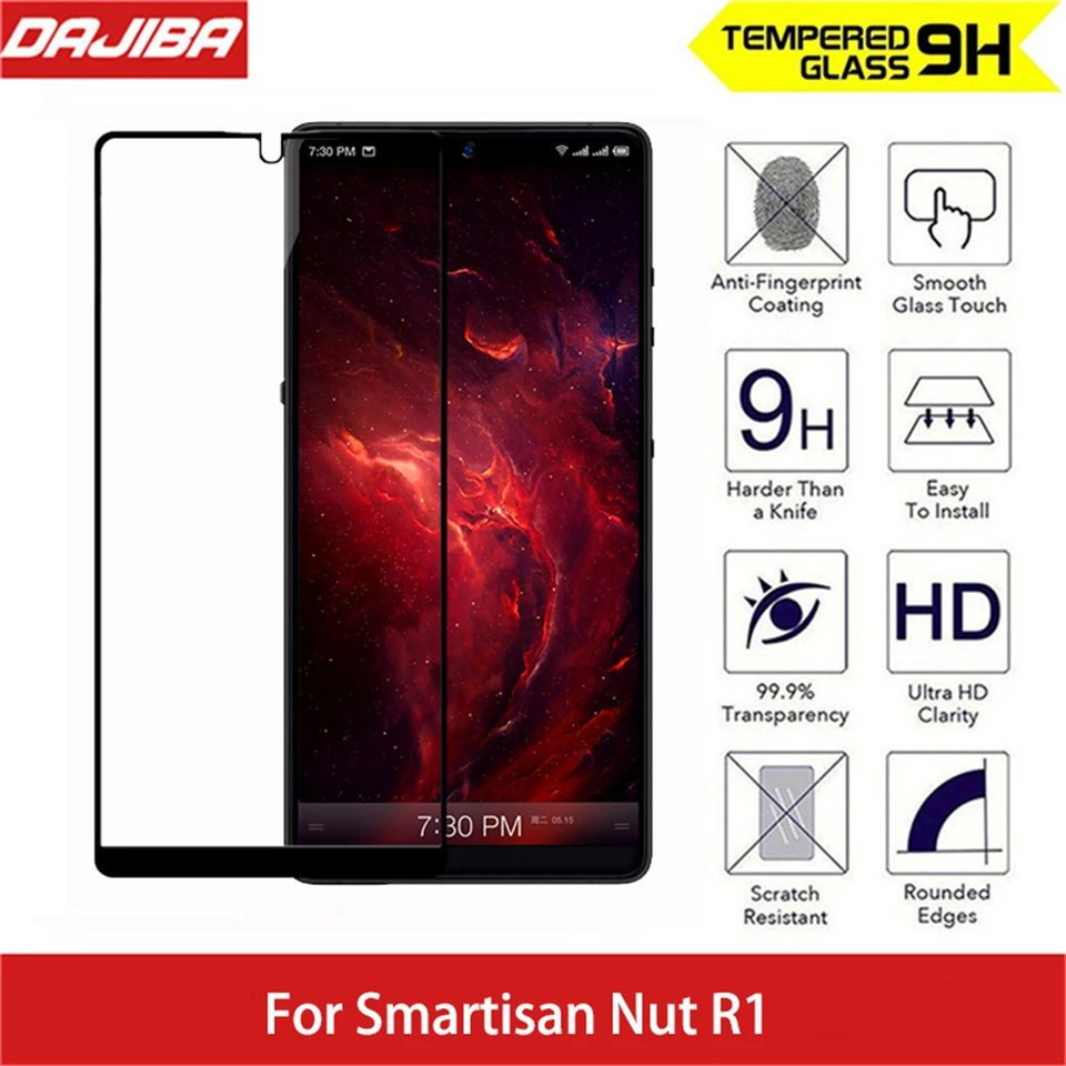 3D полное покрытие закаленное стекло для Smartisan Nut R1 Защитная пленка экрана JianGuo |