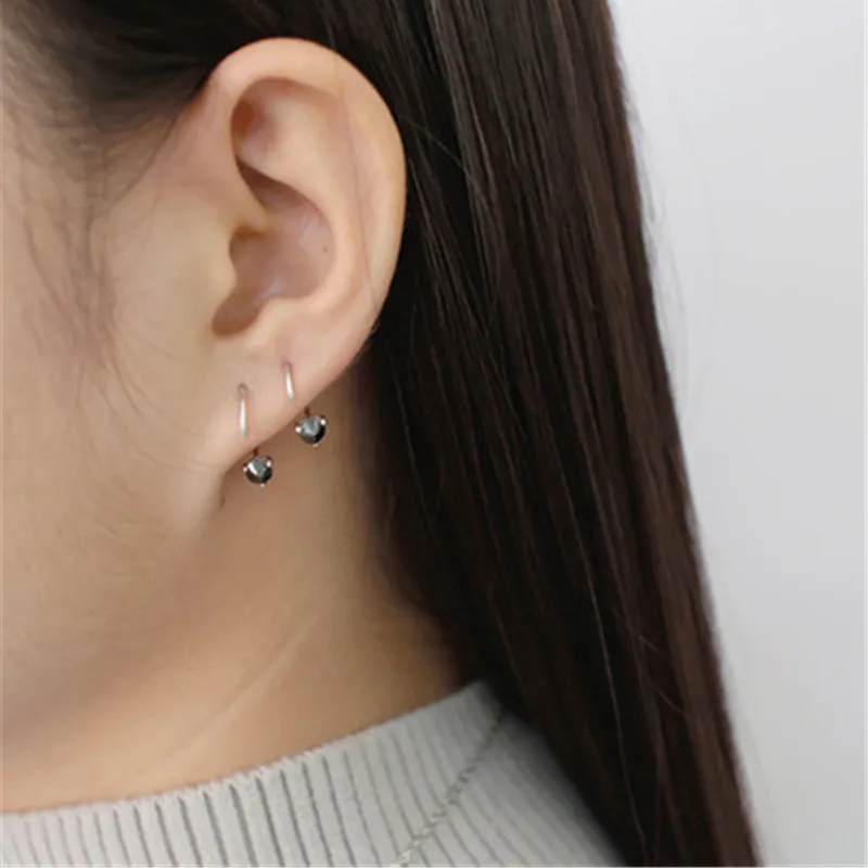 Женские маленькие серьги-гвоздики с цирконом 1 шт. | Украшения и аксессуары