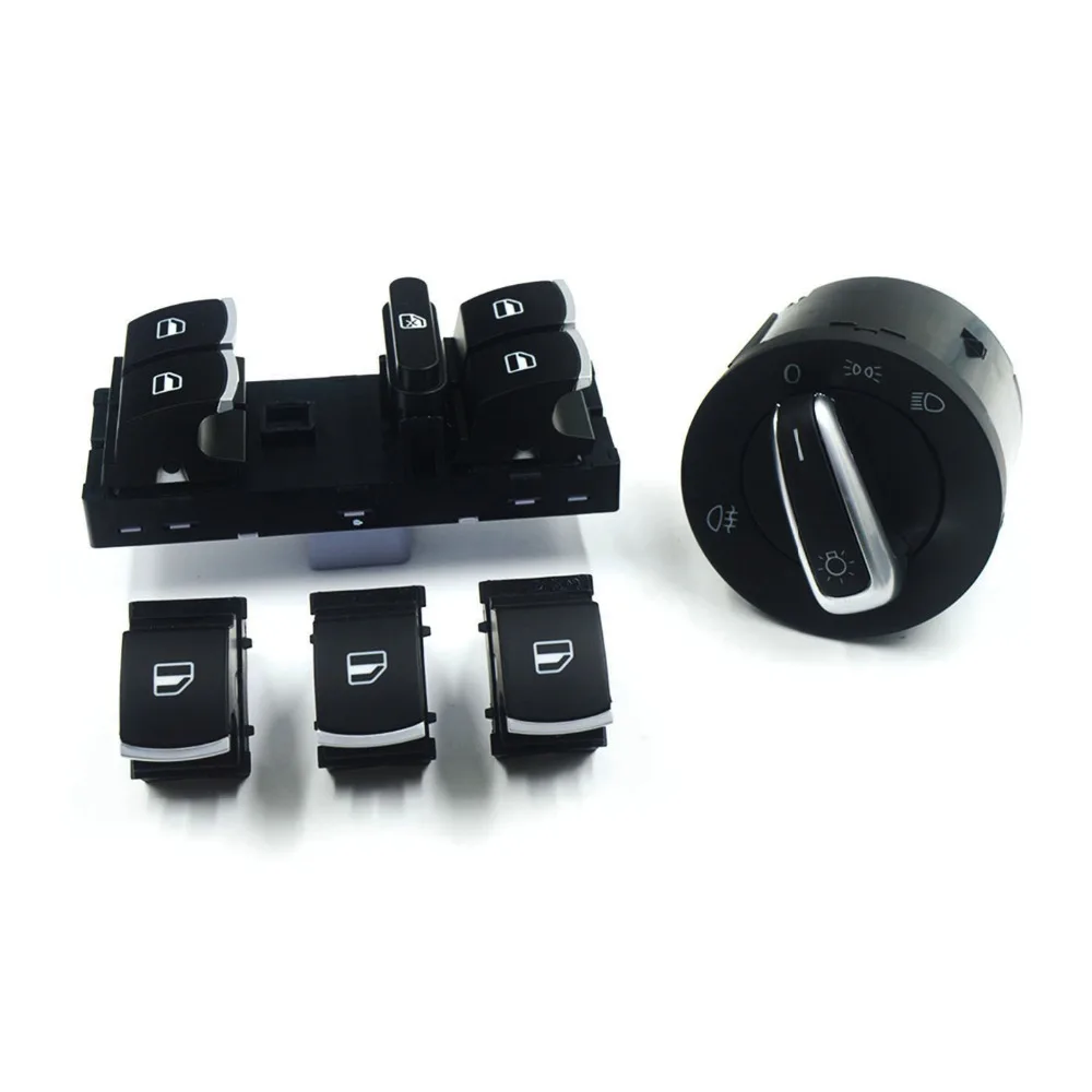 Хромированная фара противотуманная переключатель окна для Volkswagen VW Jetta 3 Golf 6 Tiguan