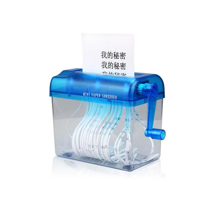 

Mini hand shredder office home hand shredder paper shredder manual portable paper shredder