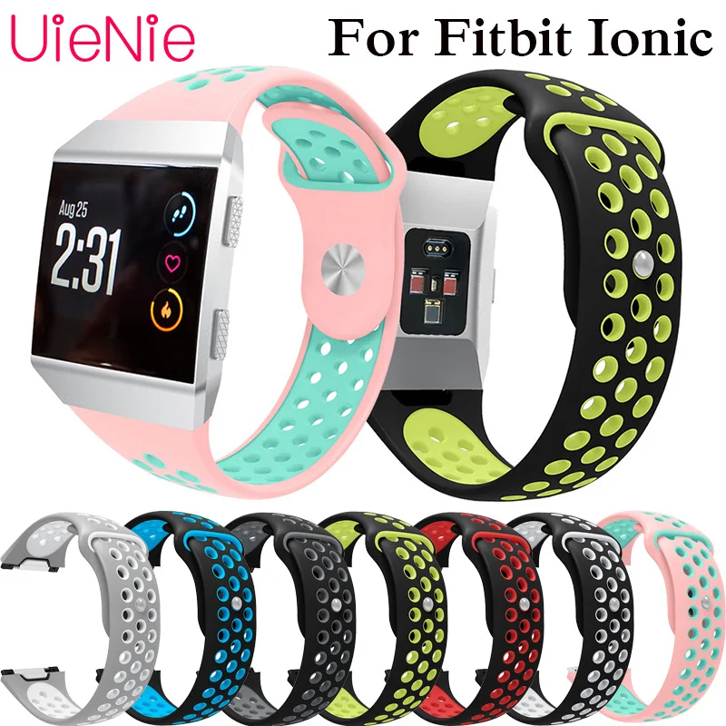 Для Fitbit Ionic Fashion/классические сменные часы Браслет для Смарт силиконовый ремешок