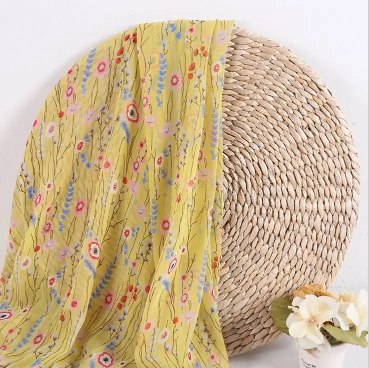 Импортная шифоновая жаккардовая атласная шелковая ткань для модных женщин