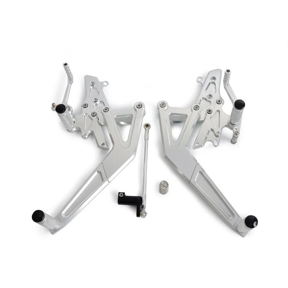 NICECNC ЧПУ сзади наборы для ухода за кожей ног подножки Kawasaki Ninja 650 EX650 ER6F ER6N 2012-2016 2013