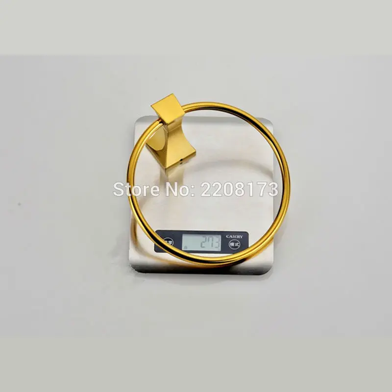 Smesiteli настенный держатель для полотенец ванной комнаты кольцо рук твердая латунь