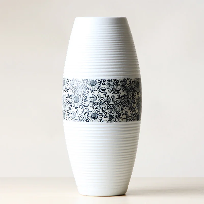 Керамическая фарфоровая Настольная Ваза коллекционный набор (3 шт.) с простым