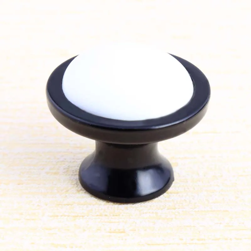 Современные Простые Белые Черные Ручки для ящиков шкафов обуви антикварные