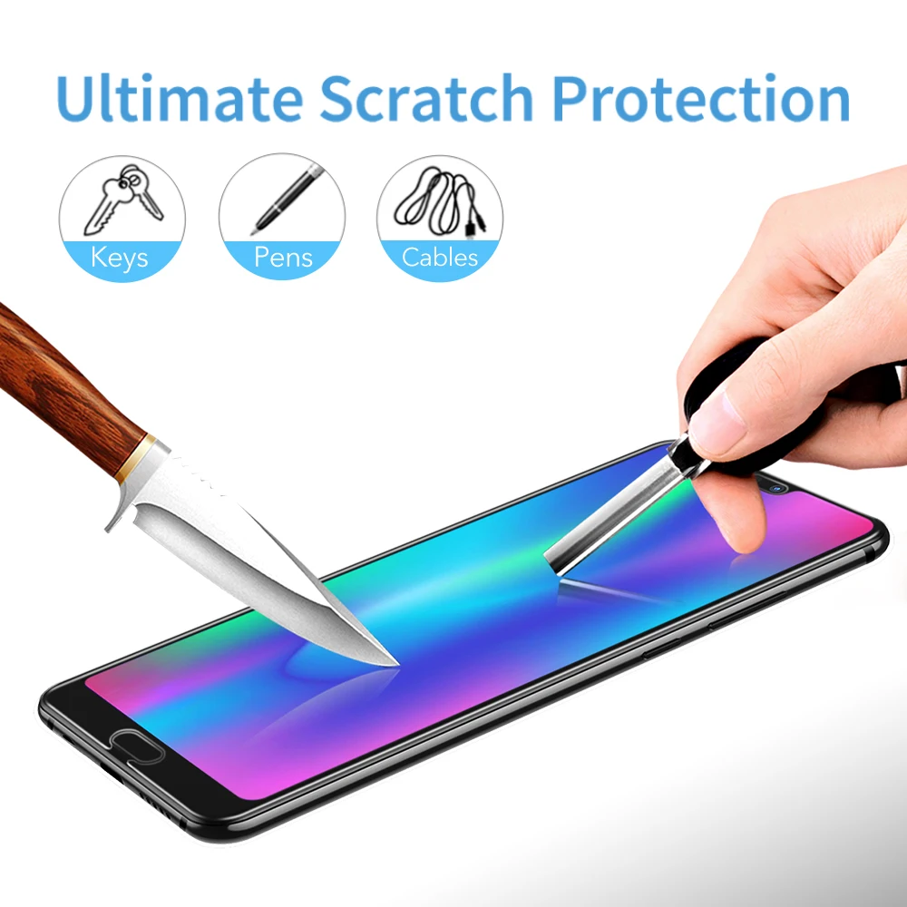 Защита экрана ESR для Huawei Honor 10 20 Pro закаленное стекло с полным покрытием Защитное 9X