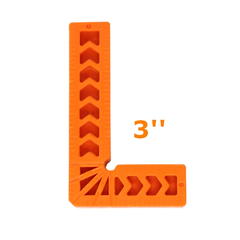 3 Inch 3 ''/4''/6 ''квадратная угловая линейка транспортир 90 градусов позиционирование прямоугольный маркировочный прибор для Деревообработка столярных изделий инструменты - Цвет: 3 Inch
