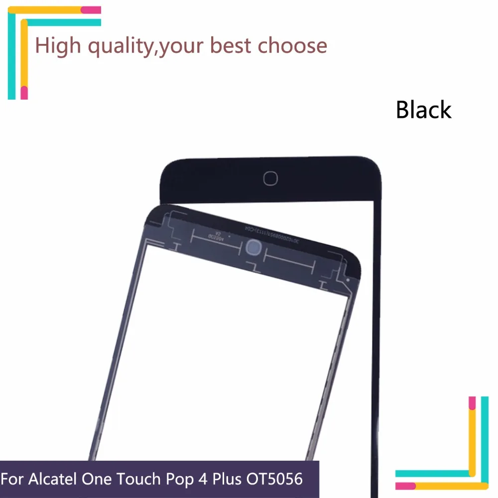 

10Pcs/lot For Alcatel One Touch Pop 4 Plus OT5056 5056 5056D 5056E 5056T Touch Screen Touch Panel Sensor Digitizer Front Glass