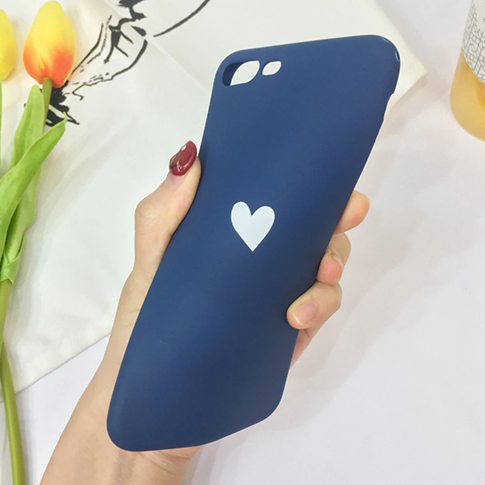 2019 новый маленький чехол для телефона Love рельефный однотонный мягкий все