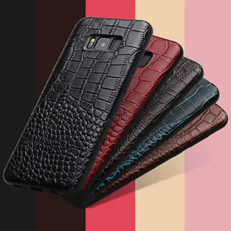 Для samsung Galaxy A7 чехол кожаный чехол для samsung S8 S9 s10 plus задняя крышка для samsung a5 A80 A90 чехол