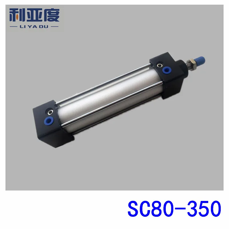 SC80*350 Rod aluminum alloy standard cylinder SC80X350 pneumatic components 80mm Bore 350mm Stroke | Обустройство дома