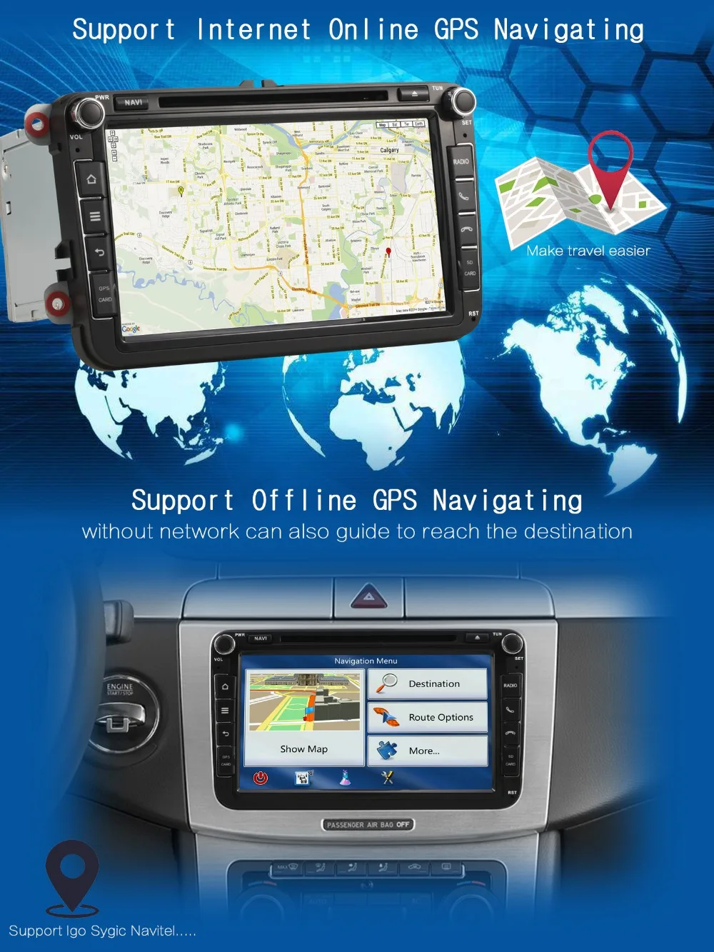 Android 8,0 Восьмиядерный 4 Гб ram автомобильный DVD для Volkswage Golf 5 Passat Polo Tiguan Skoda Octavia Yeti Superb Seat Altea Автомобильный gps радио