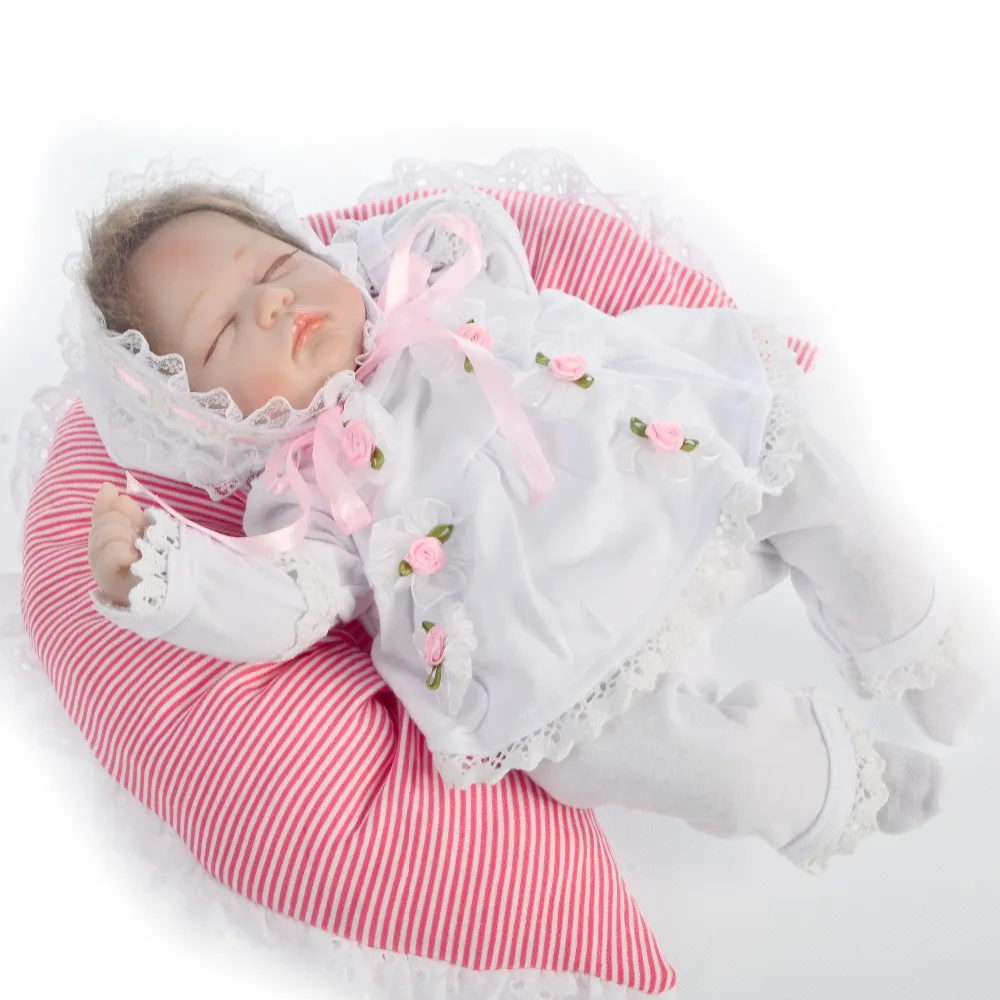 42 см Мягкая кукла из силикона Reborn Baby Кукла реборн игрушки моделирования винил