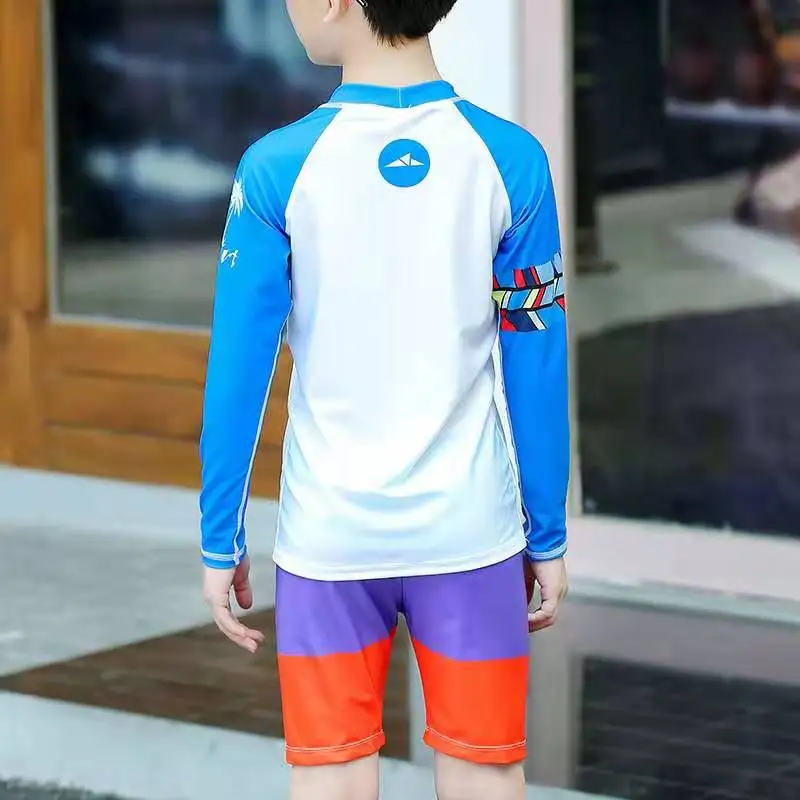 Sbart Быстросохнущий солнцезащитный костюм для мальчиков купальные костюмы из