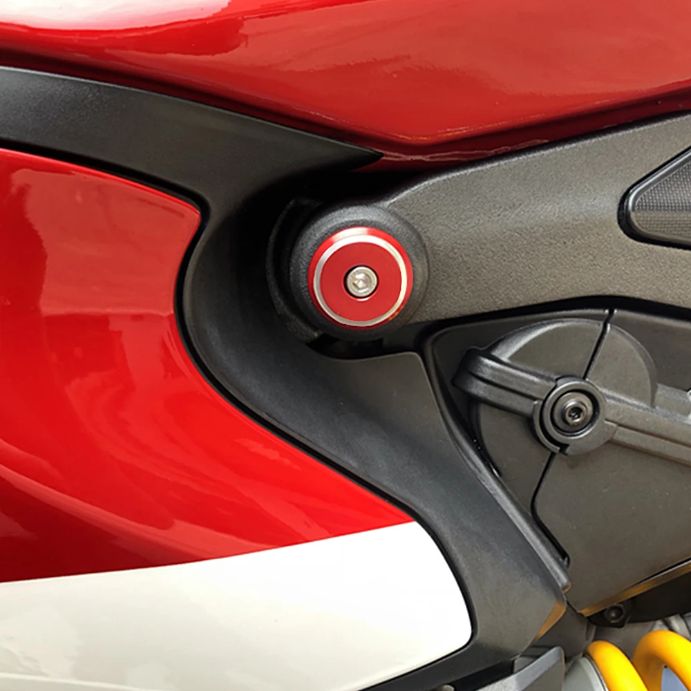 Заглушки отверстий для рамы мотоцикла Ducati1199 1299 Panigale S 899 959 2012-2018 2017 2016 2015 2014 V4 2018 |