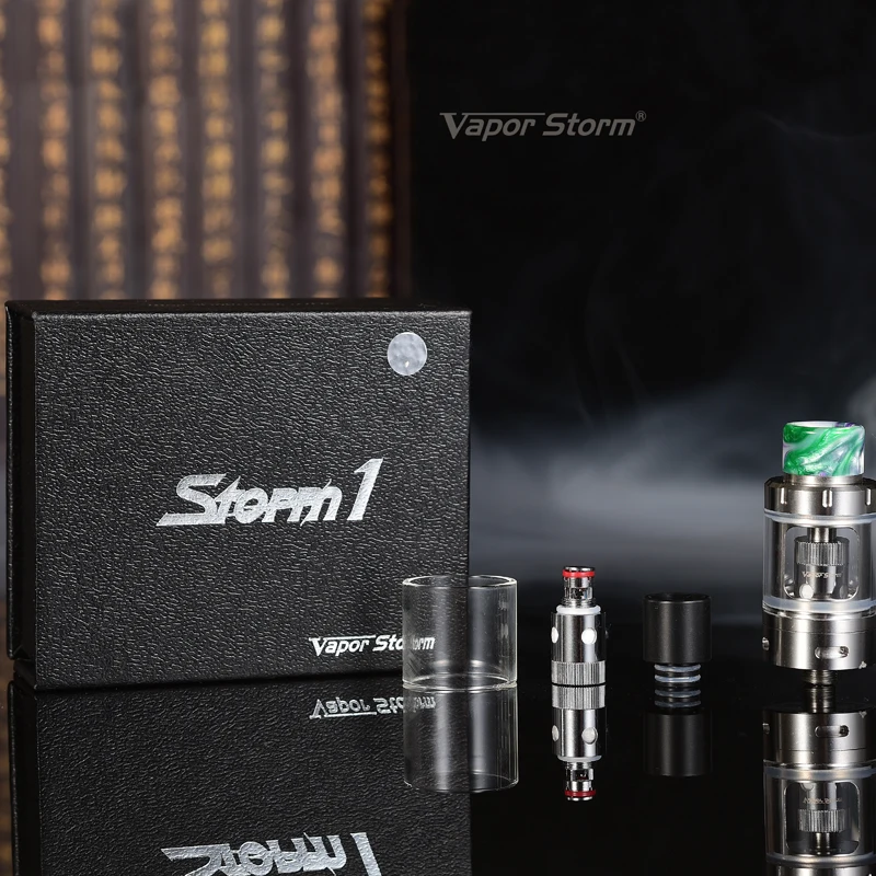 Оригинальная электронная сигарета пар Storm 1 Топ заправка 0.3ohm атомайзер Vesta Sub Ohm