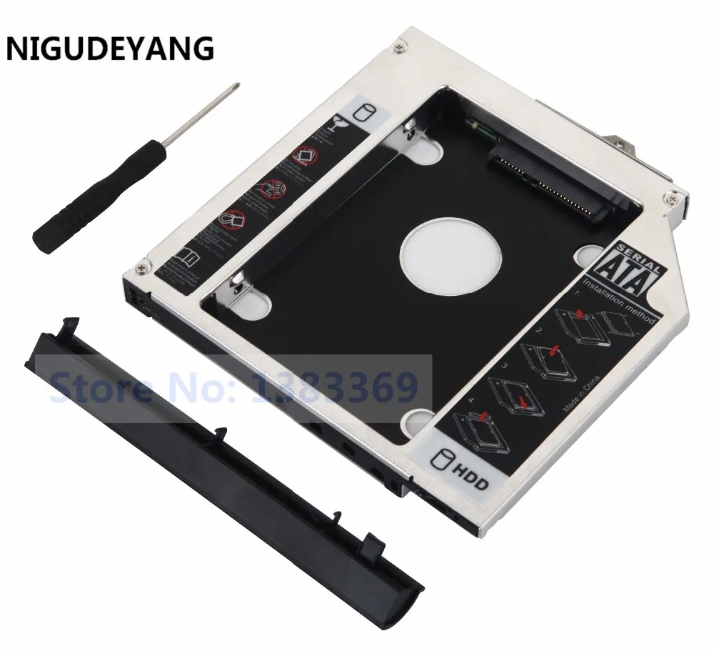 С рамкой Лицевая панель передняя 2 й HDD SSD SATA жесткий диск Caddy адаптер для HP ProBook 6440b
