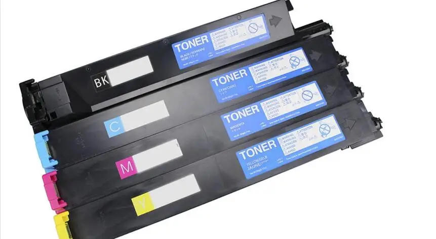 4 шт./компл. новый совместимый картридж с цветным тонером TN210 чипом для Konica Minolta Bizhub