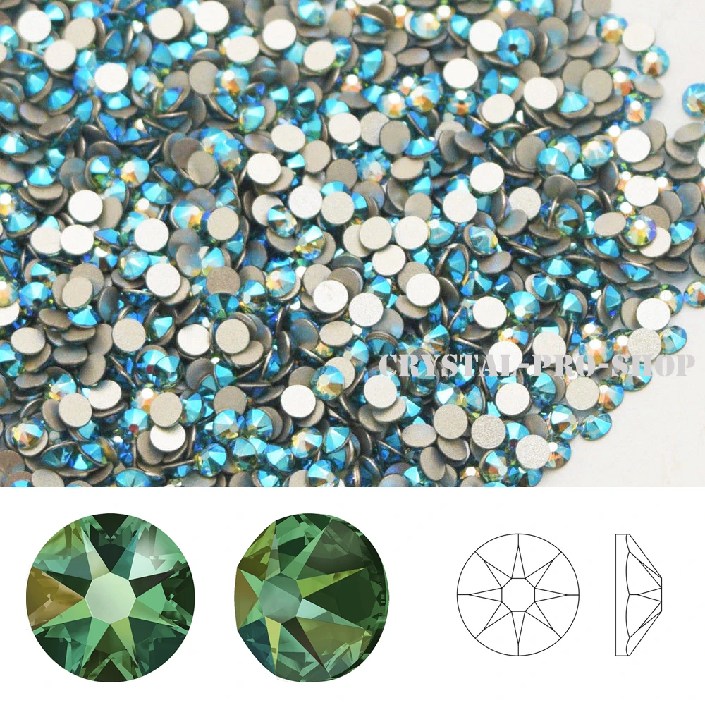 Новый эффект эринит мерцание (360 SHIM) Кристалл от Swarovski элементы (ss5 ss30) (без горячей