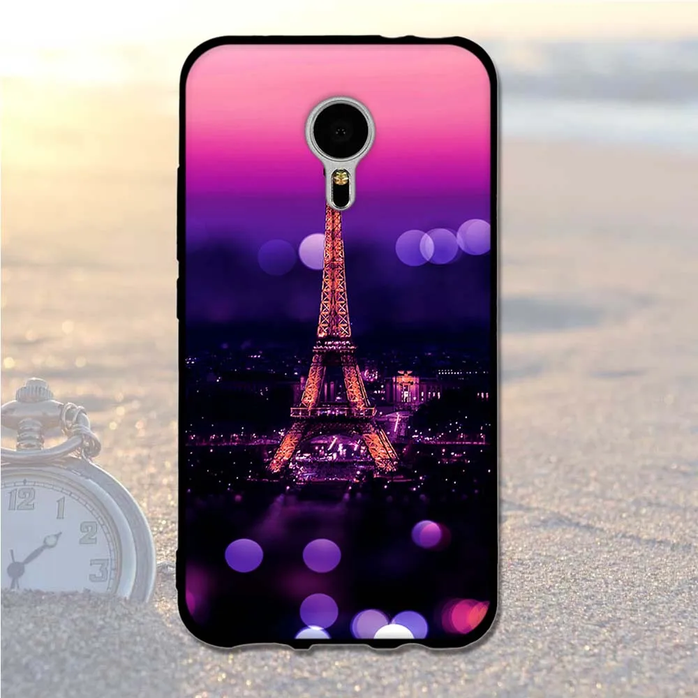Роскошный мягкий силиконовый чехол на заднюю панель для Meizu MX5 MX 5 тонкий TPU