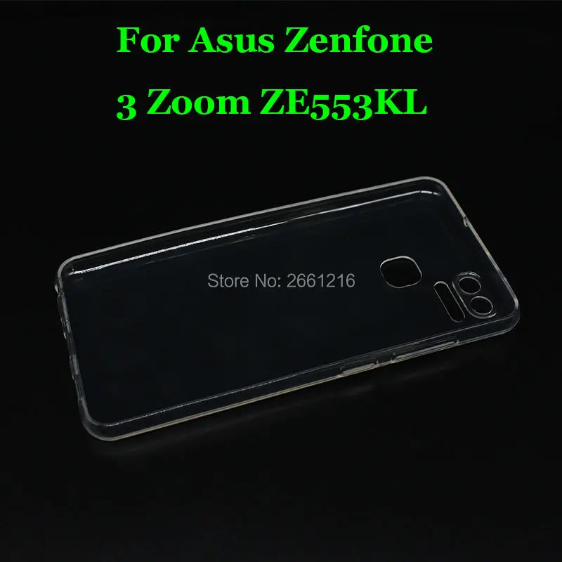 ZE553KL Новый Ультратонкий Мягкий ТПУ силиконовый гелевый прозрачный