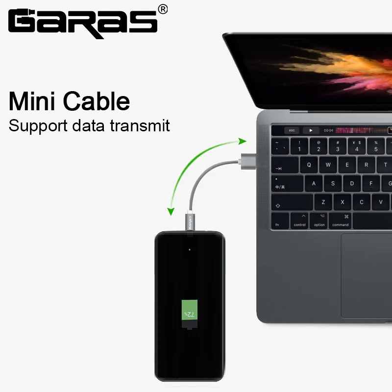 GARAS кабель USB Type 3A быстрое зарядное устройство/кабель для передачи данных Micro/Type C