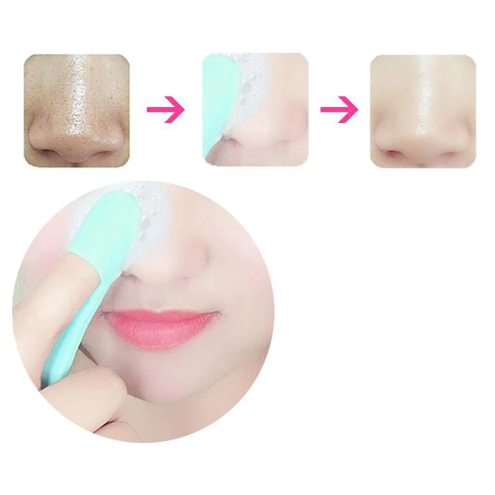 2 шт./компл. силиконовая щетка для очищения лица мягкая массажер портативный