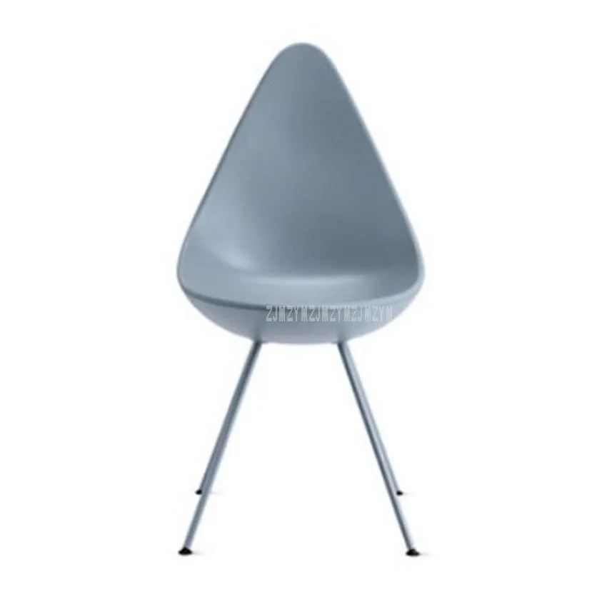 

Modern Nordic Minimalist Coffee Cafe Chair Plastic ABS Water Drop Deisgn Backrest Coffee Shop Office Reception Leisure Chair