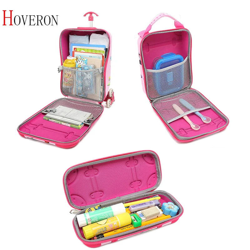 Набор из 3 х предметов детские школьные сумки на колесиках для мальчиков и