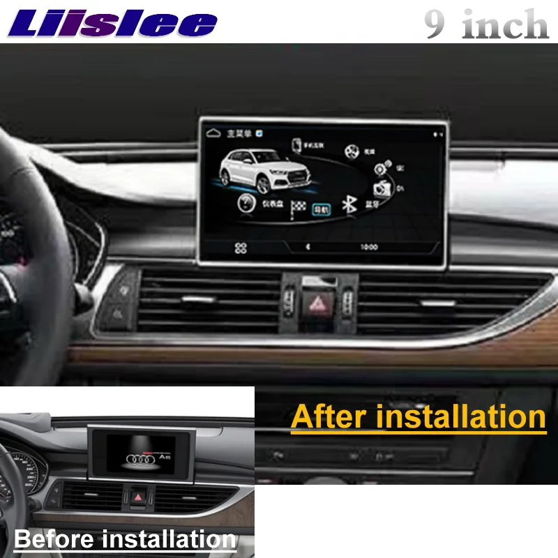 Audi A7 Для Audi A7 2010~ Liandlee автомобильный мультимедийный плеер NAVI аксессуары Радио стерео CarPlay адаптер камера gps экран навигация - Цвет: Audi A7