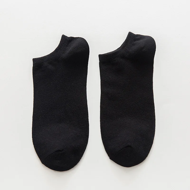 2019 мужские короткие носки хлопковые однотонные спортивные белые SocksSC004|Мужские