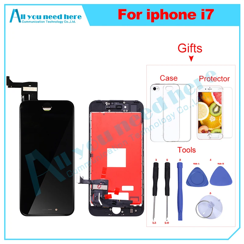 ЖК-дисплей 4 7 дюйма в сборе с дигитайзером для iphone 7G ЖК-сенсорный экран качества AAA