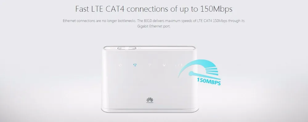 Huawei B310s-927 LTE FDD 1800 TDD2300Mhz LAN/WAN Mobile Wireless VOIP CPE Router