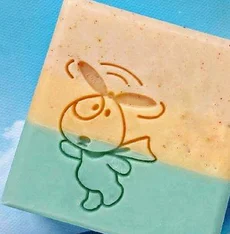 size5X4CM Мыло ручной работы стандартный мини мыло diy печать - Цвет: size5X4CM
