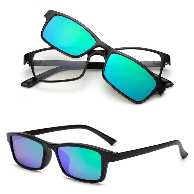 Солнцезащитные очки TR90 для мужчин и женщин зеркальные поляризационные с