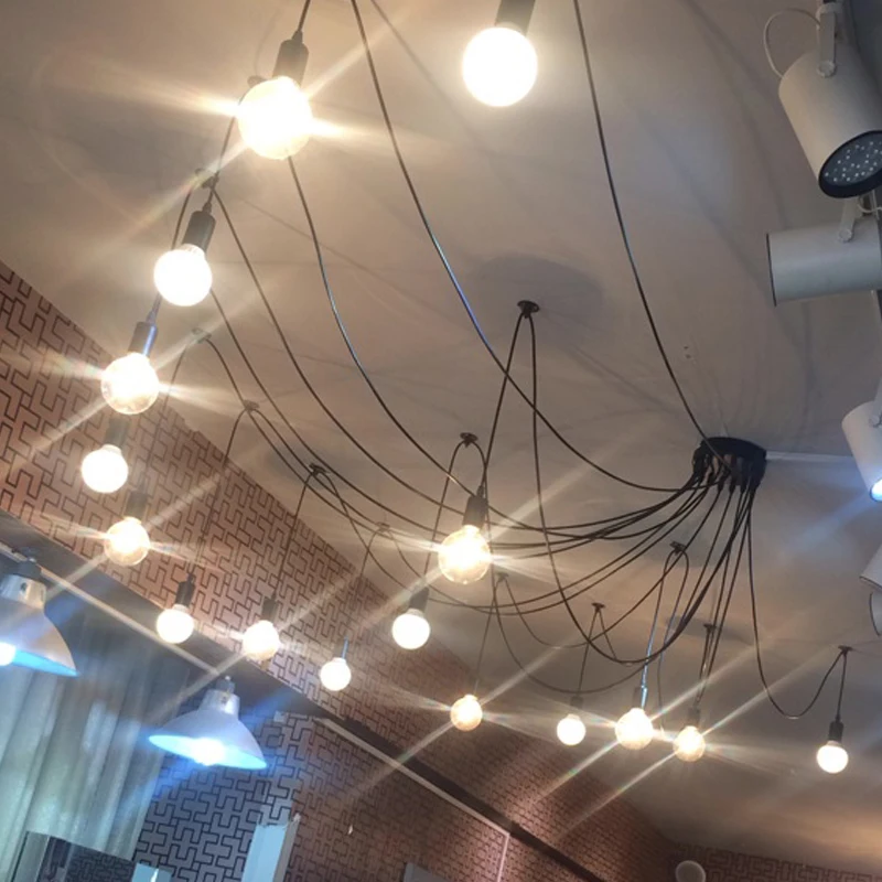 Retro industry clothing store dining room bedroom spider heavenly maids scatter blossoms creative person Pendant Lights ZA GY82 | Освещение