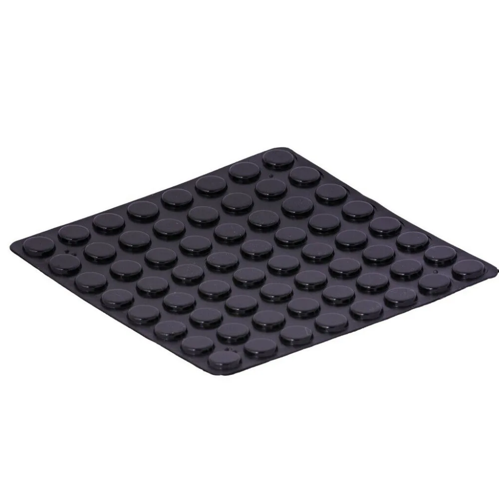 Самоклеящиеся петли для ног черные силиконовые резиновые Цилиндрические