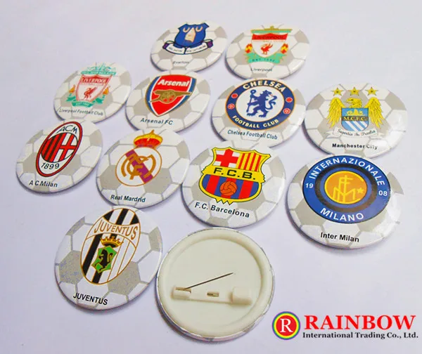 4 5 cm лига чемпионов уефа футбол клуб булавка знак пуговица рюкзак украшения