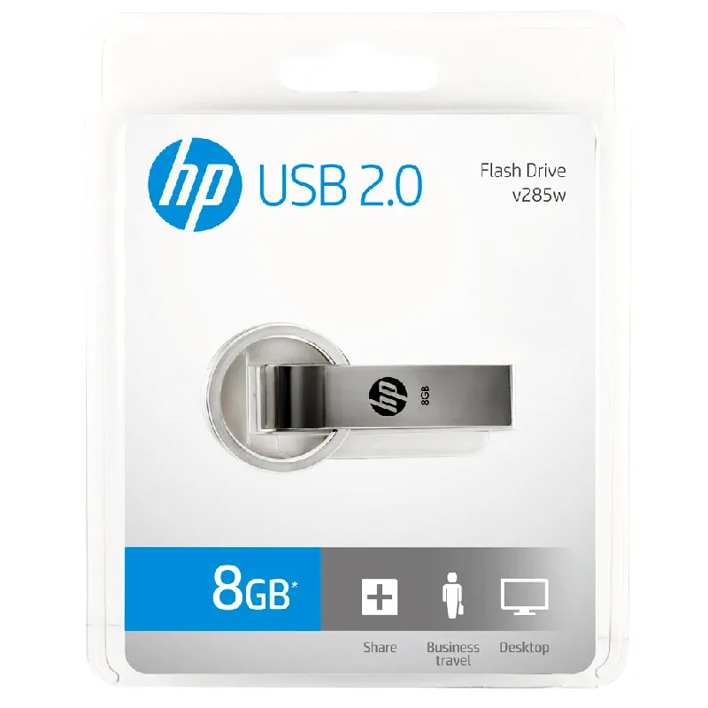 Оригинальный HP брелок для ключей флеш диск 8 ГБ металлический флэш накопитель